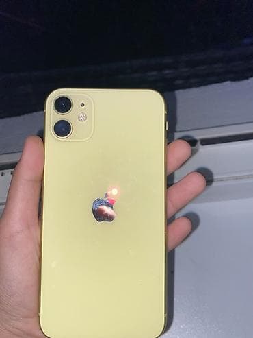 iphon 8 plus: IPhone 11, Б/у, 128 ГБ, Желтый, 76 % — 2