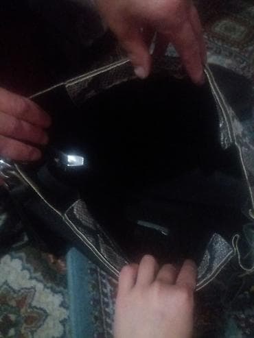 оптом барсетки: Женская сумка-шоппер с принтом под змеиную кожу + съемный внутренний — 6