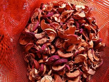 Готовые блюда, кулинария: Сушёные яблоки в сетчатых мешках - Натуральные яблочные дольки с — 2