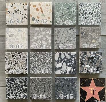 установка унитаза: Мозаичные полы Терраццо, бетонные полы с кристаллами. Терраццо — 10