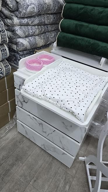 Комоды для одежды: Комод для одежды, Без зеркала, ЛДСП, цвет - Белый — 4