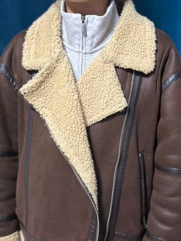 дубленка короткая: Дублёнка авиатор женская/унисекс Б/у носили 3-4 раза, нужно отдать на — 4