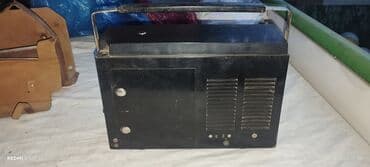 касетный плеер: Мрия радиоприемник проигрыватель пластинок 2 в одном СССР редкий — 5