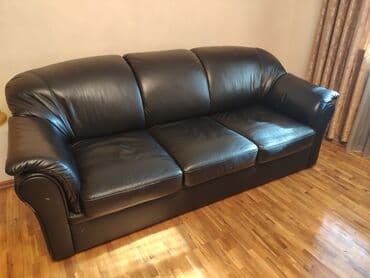 кухонный гарнитур фото и цены бишкек: Комплект мягкой мебели, цвет - Черный — 3