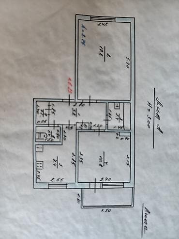 4: 2 комнаты, 46 м², Аламедин-1 мкр 105 серия, 5 этаж, Свежий ремонт — 9