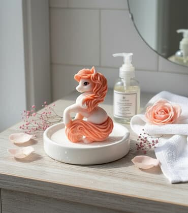 приятные к телу: Мыло ручной работы «Лошадка» - Фигурное ароматическое мыло в виде — 1