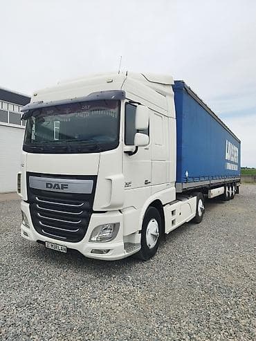 howo в кредит: Тягач, DAF, 2014 г., Тентованный — 4