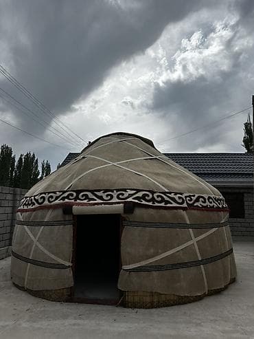 бункер карты: Юрта (традиционное кочевое жилище) - Каркас: разборная решётка-кереге — 1