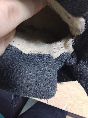 тапочки домашние: Зимние детские сапоги - Цвет: черный с серыми вставками - Высокая — 3