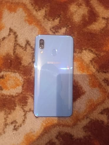 apple 12 pro max: Samsung Galaxy A30, Б/у, 64 ГБ, цвет - Голубой, 2 SIM — 6