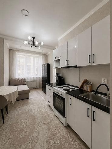 baytik: 1 комната, 48 м², Асанбай мкр Элитка, 5 этаж, Дизайнерский ремонт — 7