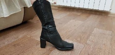 женские зимние сапоги из натуральной кожи и меха: Продаю б/у кожаные демисезонные сапожки женские (италия). В отличном — 8