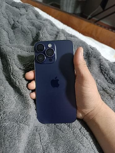 poco c5: IPhone 14 Pro Max, Б/у, 256 ГБ, Deep Purple, Коробка, 78 % — 1