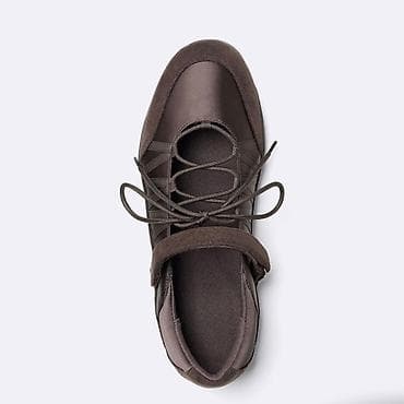 Женская обувь: Женские балетки/кросс-балеты, темно-коричневые - Конструкция — 2