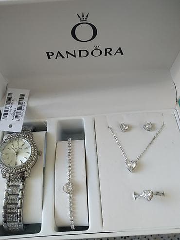 Личные вещи: Элегантный набор украшений Pandora, наборы 750 с,часы+цепочка300,ЮЛА — 5
