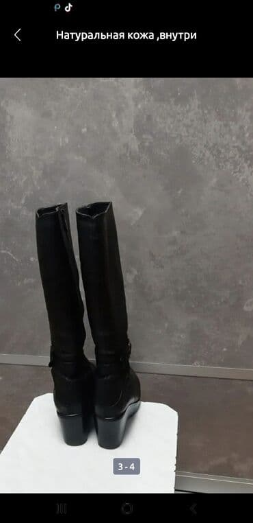 обувь ручной работы бишкек: Натуральная кожа,внутри полностью цигейка,платформа лёгкая,состояние — 3