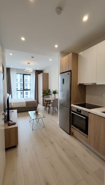 аренда квартиры под офис у физического лица: 2 комнаты — 1