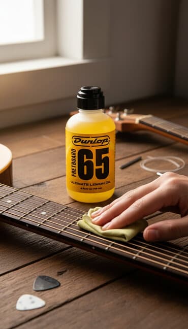 шнур для электрогитары: Средство для чистки накладки грифа гитары c лимонным маслом — 1