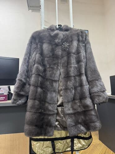 шым мурской: Шуба, Норка, Короткая модель, M — 1