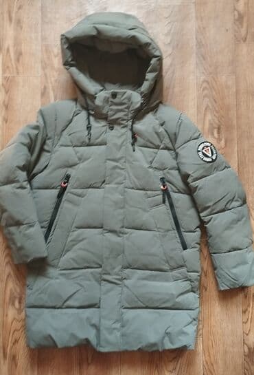 пуховой комбинезон для новорожденных: Куртка зимняя,подростковая. Зимняя,теплая Полиэстер 100%. Состояние — 1