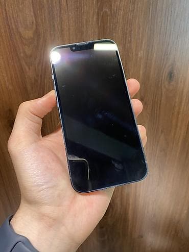 мед академии: IPhone 13, Б/у, 256 ГБ, Midnight, Защитное стекло, Чехол, 100 % — 2
