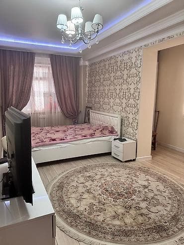 Квартиры: 3 комнаты, 90 м², Джал мкр (в т.ч. Верхний, Нижний, Средний) Элитка, 9 этаж, Евроремонт — 3