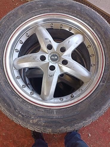 bmw m5 e34: Колеса в сборе 235 / 65 / R 17, Всесезонная, Б/у, Комплект, Литые, отверстий - 5 — 1