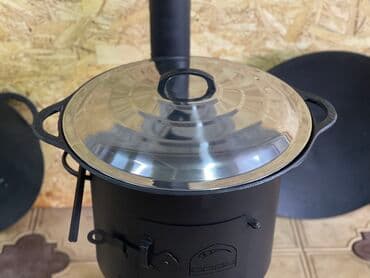 промышленная сковорода: Садж чугунный — 4