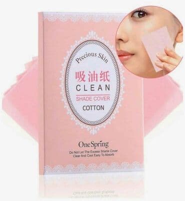 Матирующие салфетки для контроля над жирностью кожи One Spring Тонкие