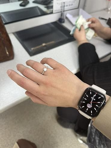 oura ring бишкек цена: Кольцо, Помолвочное, Проба 585, Женские, Фианит — 3