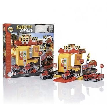 Игровой набор «Ejection Garage» – пожарная станция с выстреливающим