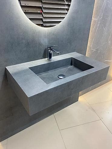 Изоляционные материалы: Раковины-столешницы из керамогранита на заказ) Любой размер можно — 4