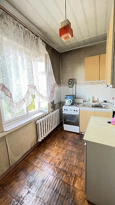 Квартиры: 1 комната, 38 м², Кудайберген авторынок 105 серия, 3 этаж, Требуется ремонт — 2