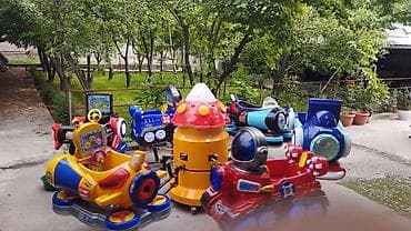 Бизнес үчүн жабдуулар: Детская карусель «Космос» с машинками-качалками - Аттракцион с — 2