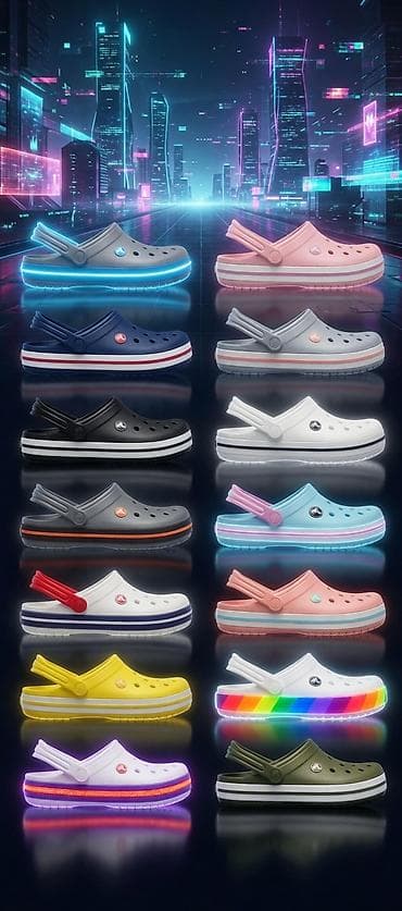 Сабо: Сабо, 37.5, Crocs, Новый, Бесплатная доставка — 2