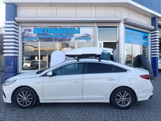 купить бокс на крышу автомобиля бу: Автобокс 555 см, 555 л, Новый — 3