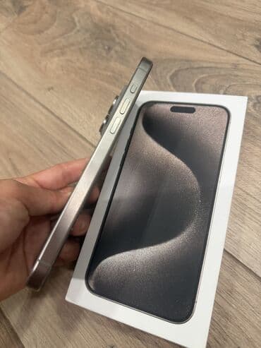 xr чехол: IPhone 15 Pro Max, Колдонулган, 1 ТБ, Natural Titanium, Каптама, Кабель, Куту, 100 % — 10