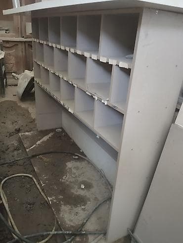 открытый: Модульная стеллажная витрина/прилавок с ячейками - Конструкция — 1