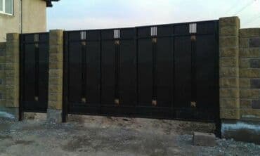 на железных номерах: Сварка | Ворота — 9