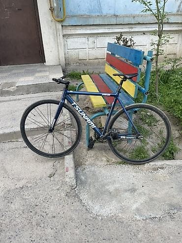 tsunami fixed gear купить: Городской велосипед, Tsunami, Рама M (156 - 178 см), Б/у — 1