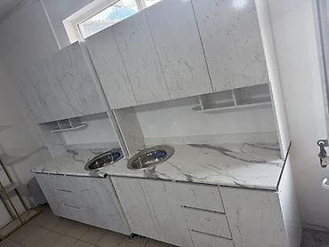 Комоды для одежды: Туалетный столик, С зеркалом, цвет - Серый, ЛДСП — 7