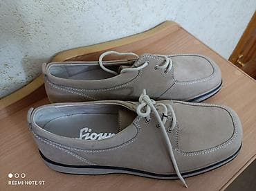 lining flex: Женские туфли из нубука, 2 пары (светлые оттенки беж/серо-беж). Пара — 6