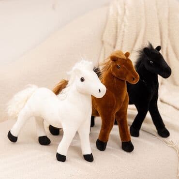 купить детскую лошадку качалку: Мягкая игрушка лошадь 🐎 — 1