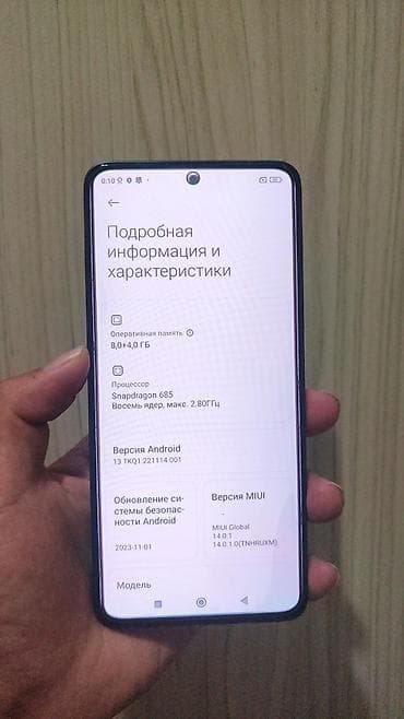 чехоы: Redmi, Redmi Note 13, Б/у, 128 ГБ, цвет - Черный, 1 SIM, 2 SIM — 3