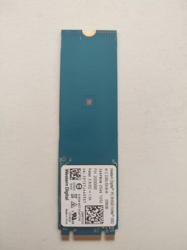 wifi pci: Маалымат алып жүрүүчү, Колдонулган, Western Digital (WD), SSD, 256 ГБ — 2