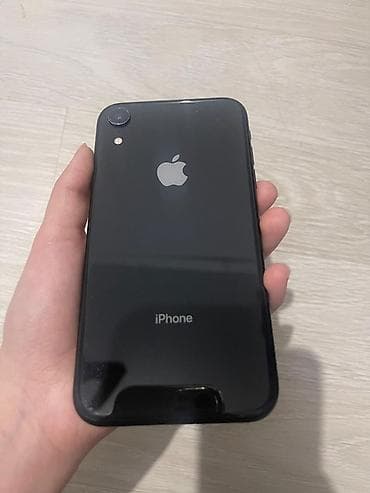 samsung a55: IPhone Xr, Б/у, 128 ГБ, Черный, Чехол — 1