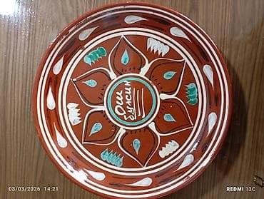 Набор декоративных глиняных лягани ручной росписи состояние почти