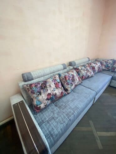 угловой диван со столом ош: Диван в сером цвете Отлично подходит для гостиной Заказ по номеру — 2