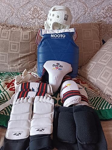 форма теквандо: Комплект, цвет - Белый — 5