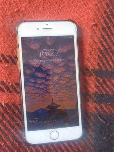 машынка швейный: IPhone 6s, Колдонулган, 64 ГБ, Rose Gold, Заряддоочу түзүлүш, Кабель, Каптама, 82 % — 2
